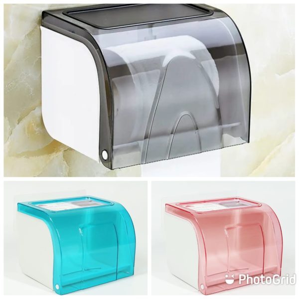 Wall Mounted Tissue Box Transparent Tissue Holder