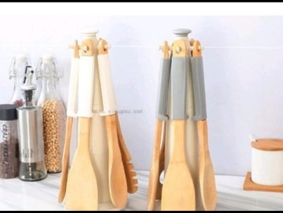 silicone serving spoons set