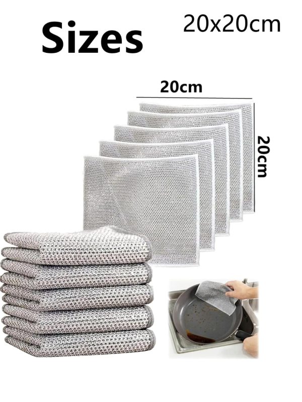 magic wire dish cleaning cloth