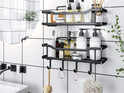 2pcs Shower caddy shelf