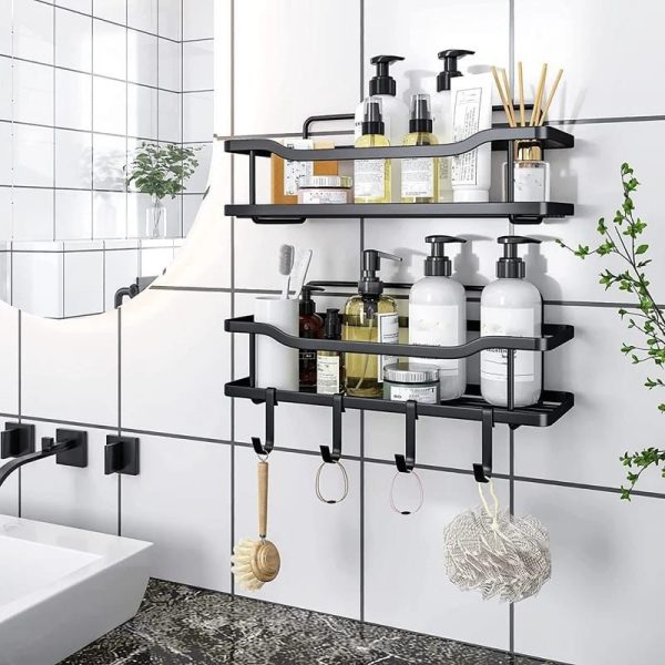 2pcs Shower caddy shelf