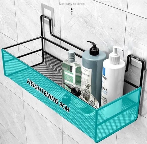 Mesh Bathroom rack with self adhesive stickers