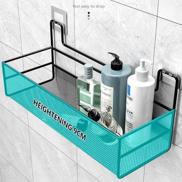 Mesh Bathroom rack with self adhesive stickers