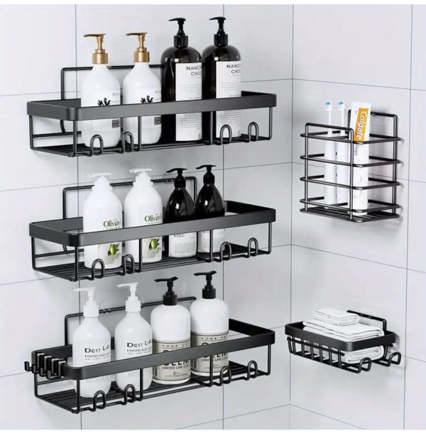 5pcs set Shower caddy shelf