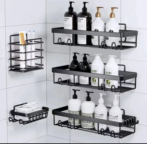 5pcs set Shower caddy shelf