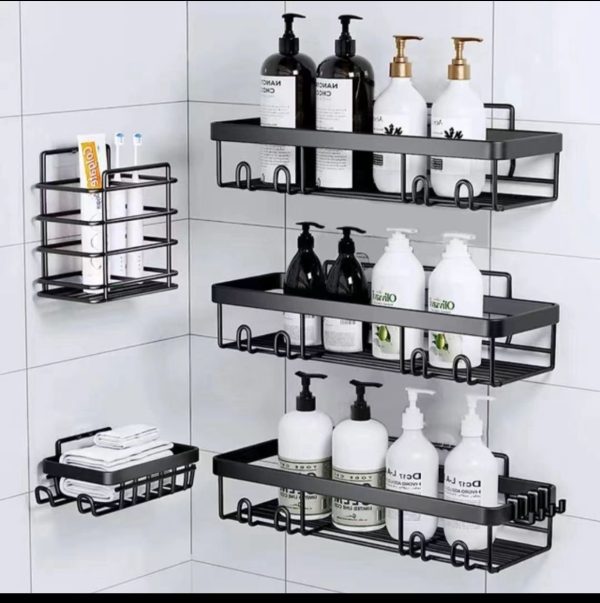 5pcs set Shower caddy shelf