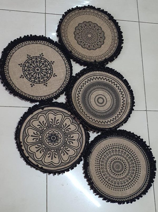 African print heavy cotton fabric table mats