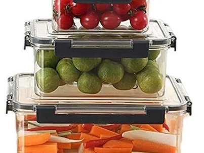 leakproof acrylic food storage containers