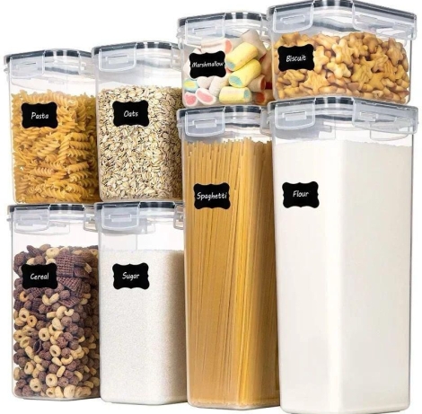 8 pcs Pantry Storage Containers