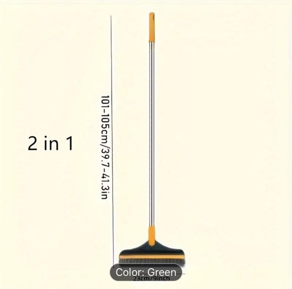 2 in 1 Floor Brush Scrubber with Long Handle