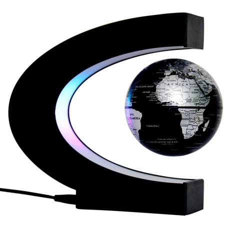 LED globe magnetic floating light