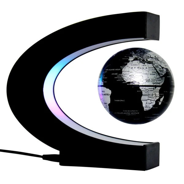 LED globe magnetic floating light