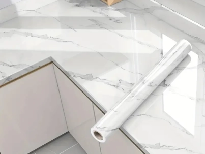 Self adhesive marble contact paper