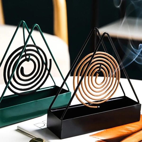 Anti-scald mosquito coil holder with tray