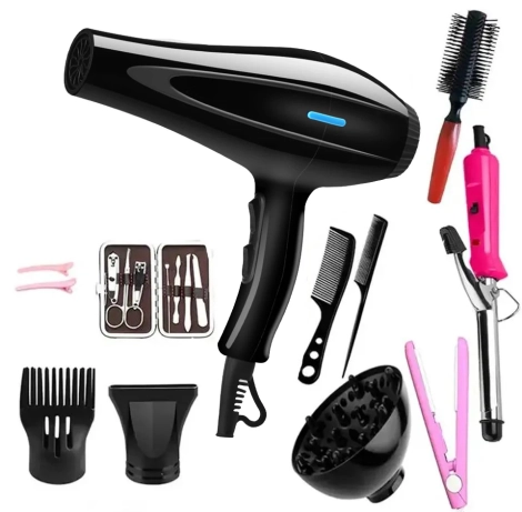 12Pcs Professional blow dry with accessories