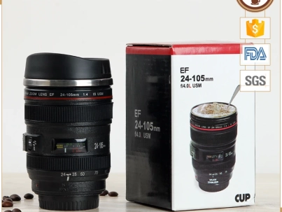 Tot canon camera lens thermal cup