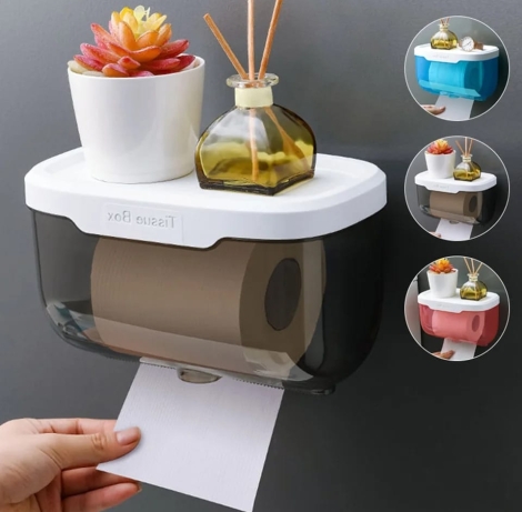 Water proof wall mount tissue box