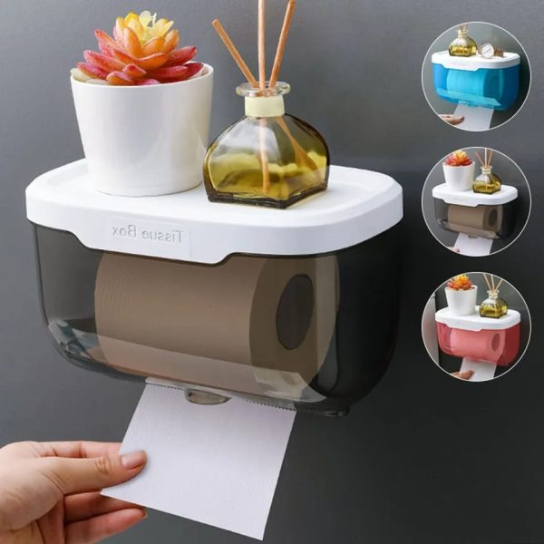 Water proof wall mount tissue box