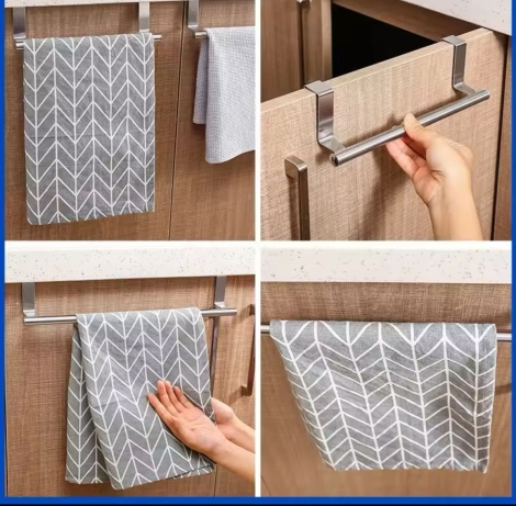 Door towel rack