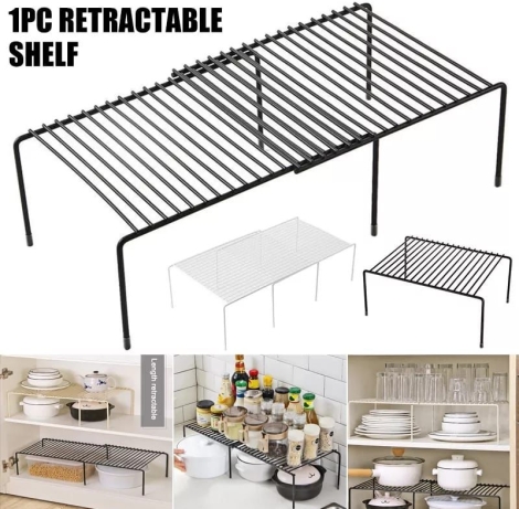 Expandable shelf raiser