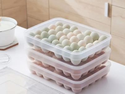 Stackable egg storage rack