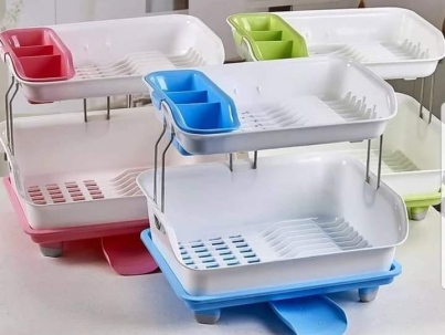 2 Tier Plastic dish rack