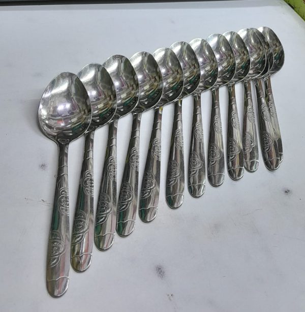 12pcs heavy duty dining table spoons