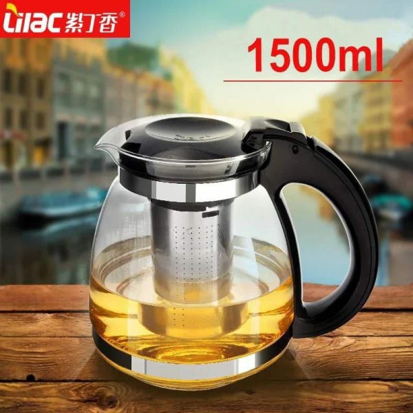 High borosilicate infuser kettle